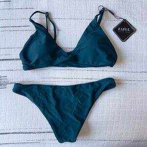 Teal bikini set